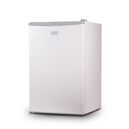 Black & Decker Compact Refrigerator Energy Star Single Door Mini Fridge with Freezer, 4.3 Cubic Ft., White BCRK43W
